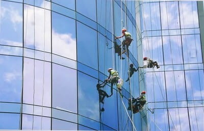dây cứu sinh dây đu lau kính nhà cao tầng
