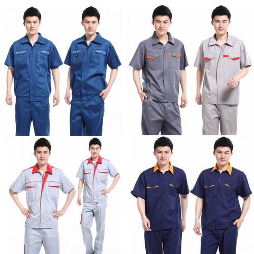 may quần áo đồng phục công nhân